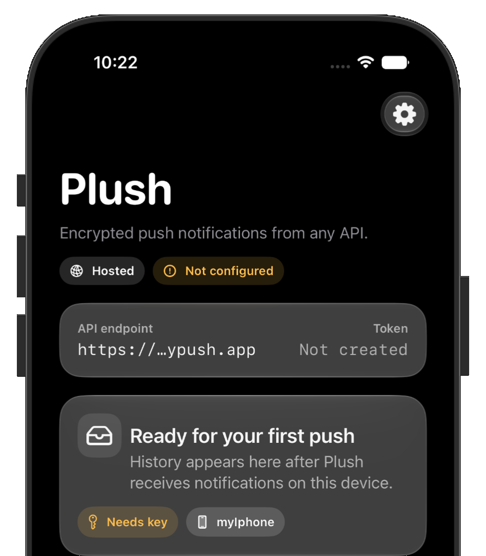 Plush notification preview